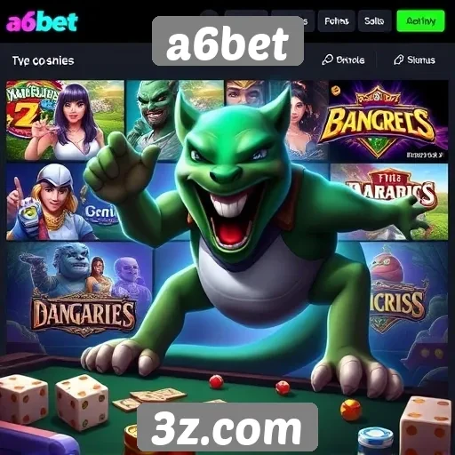 Tipos de jogos oferecidos pela plataforma a6bet